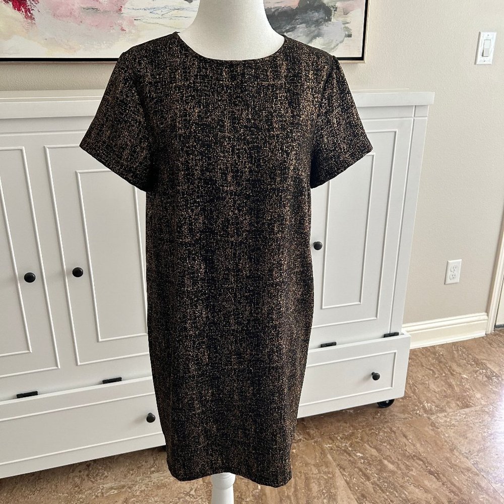 Felicity & Coco Shimmer Shift Dress | S